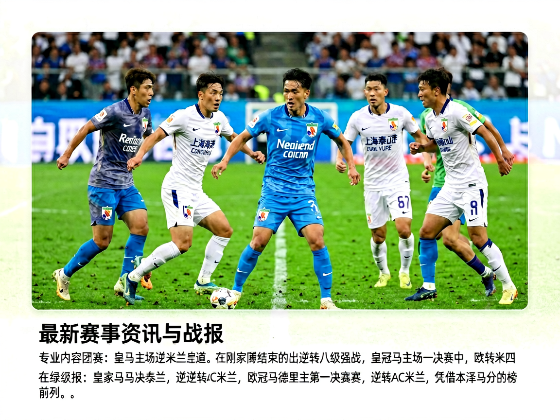 中超联赛比赛，球员在绿茵场上拼搏